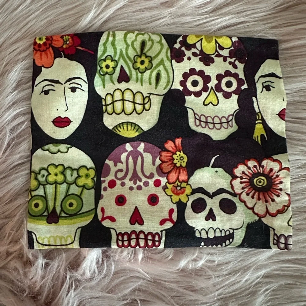 Frida Khalo cotton zip bag - Picture 2 of 3